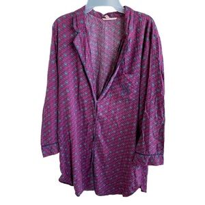 Victoria’s Secret Women’s Sleep Shirt Pajama Top Size Small Petite